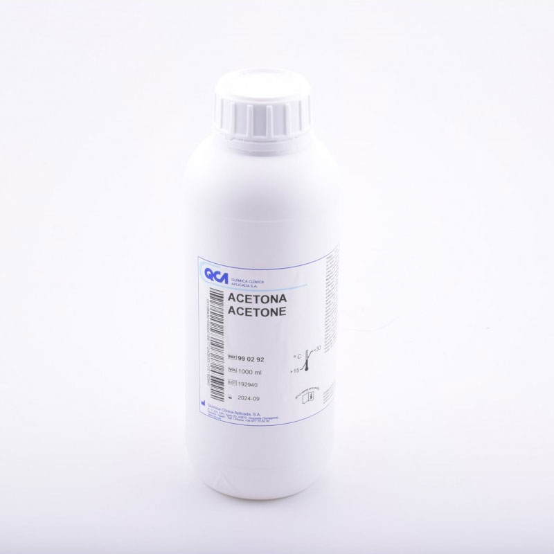 Acetona, QCA